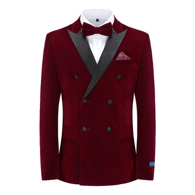 braveman suiting company xtus burgundy / 36r gino vitale-tuxedo db suit-tx900
