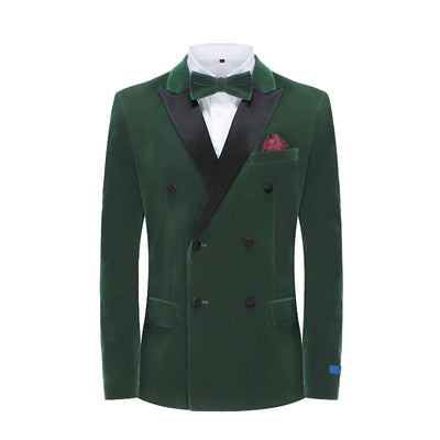 braveman suiting company xtus hunter green / 36r gino vitale-tuxedo db suit-tx900