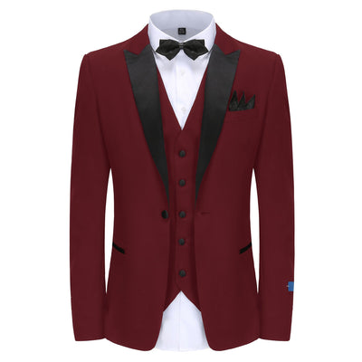 braveman suiting company xtus burgundy / 36r gino vitale-tuxedo suit-tx500-burgundy