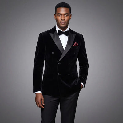 BRAVEMAN SUITING COMPANY XTUS SLIM FIT TUXEDO-DOUBLE BREATED /TX900