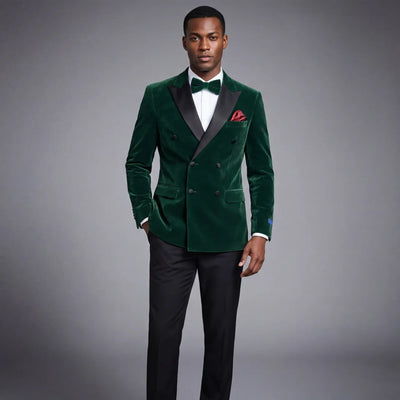 BRAVEMAN SUITING COMPANY XTUS SLIM FIT TUXEDO-DOUBLE BREATED /TX900