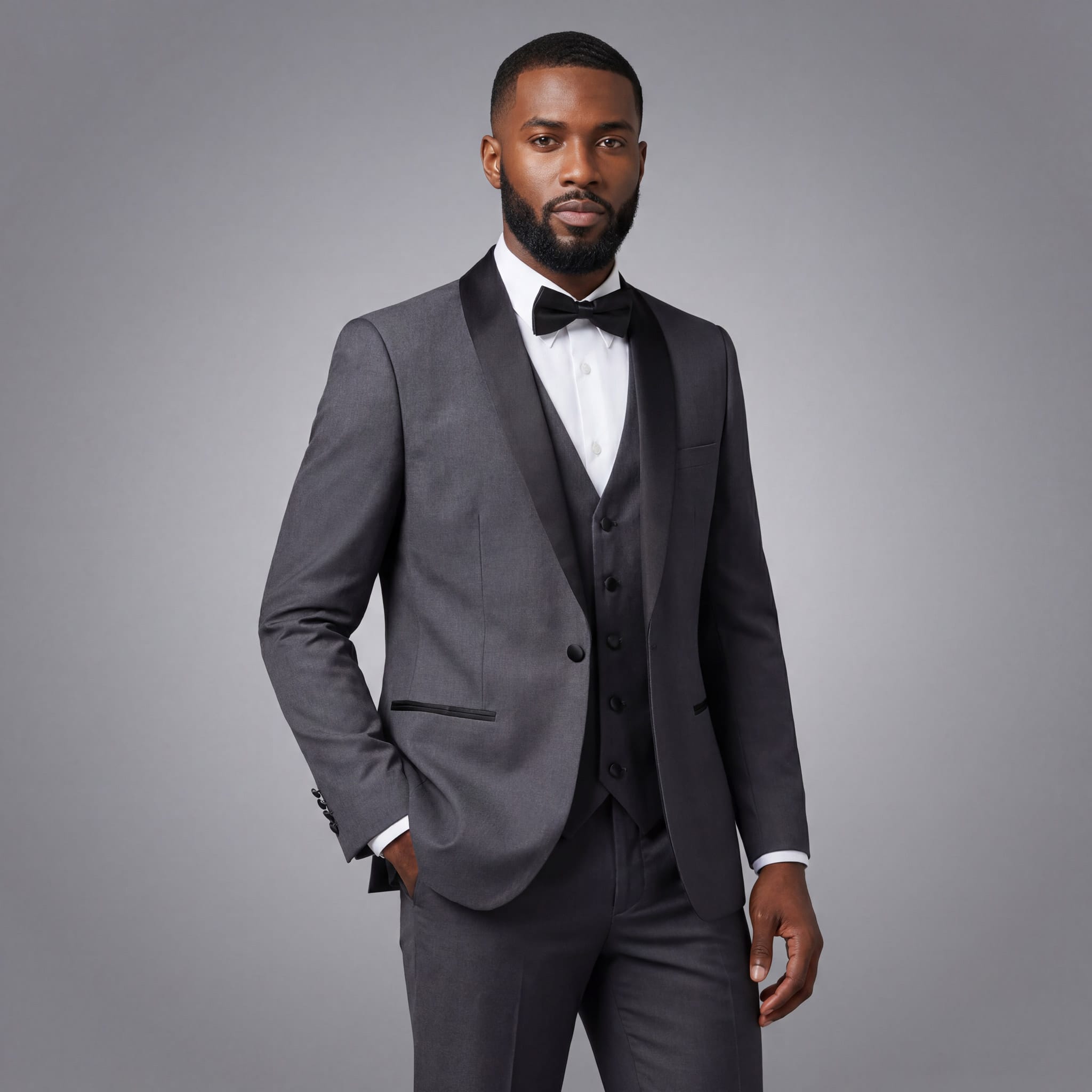 BRAVEMAN SUITING COMPANY XTUS SLIM FIT TUXEDO -TX300