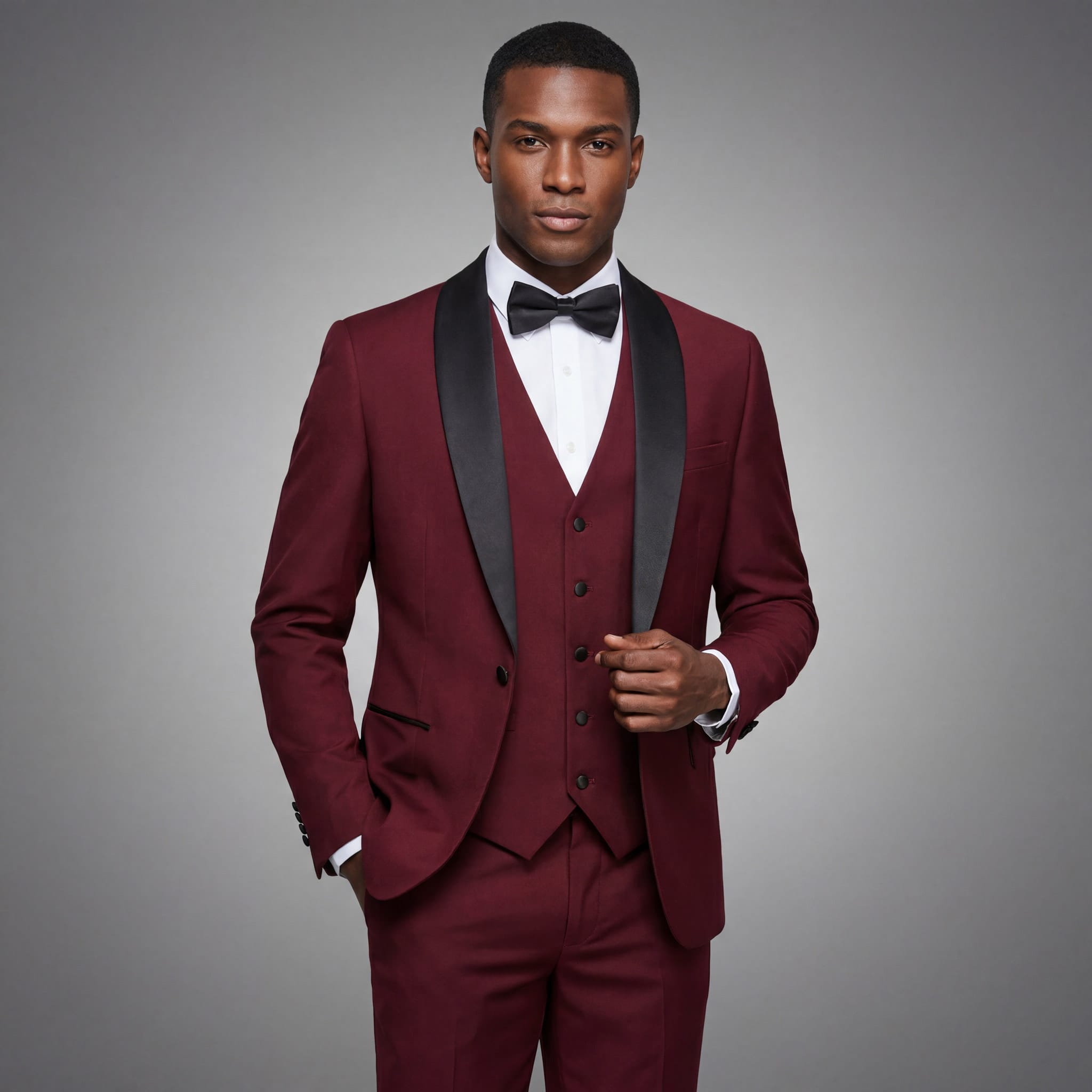 BRAVEMAN SUITING COMPANY XTUS SLIM FIT TUXEDO-TX300