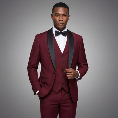 BRAVEMAN SUITING COMPANY XTUS SLIM FIT TUXEDO-TX300