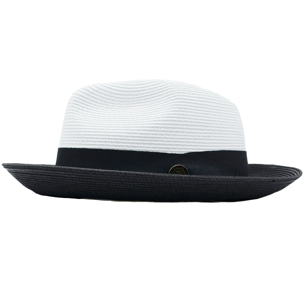 BRONU CAPILO A HS BLACK/WHTE SALVATORE COLLECTION HAT