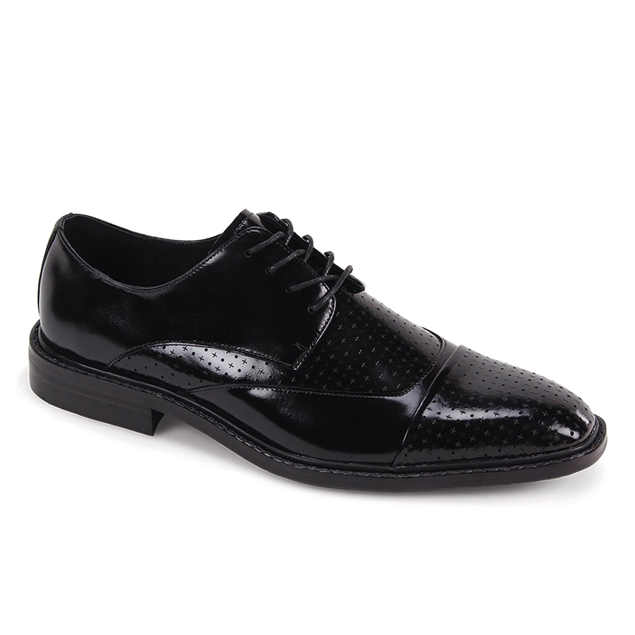 GIOVANNI LEATHER SHOES FT BLACK / 8.5 Giovanni Alford Dress Shoes