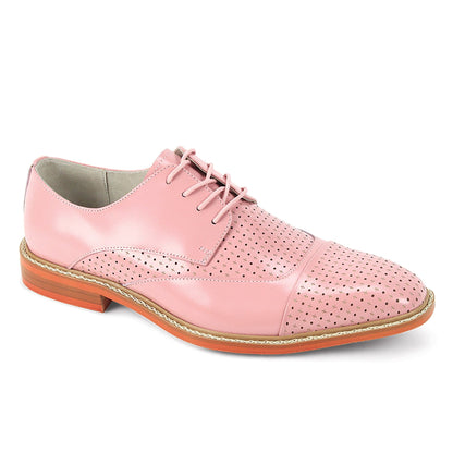 GIOVANNI LEATHER SHOES FT PINK / 8.5 Giovanni Alford Dress Shoes