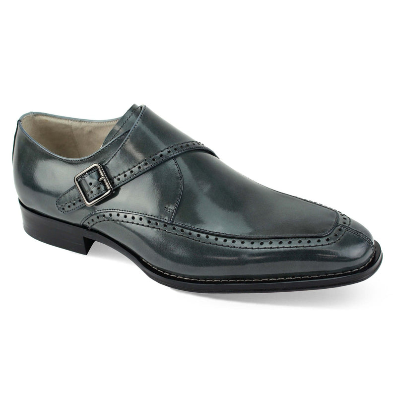 GIOVANNI LEATHER SHOES FT GREY / 7 GIOVANNI LEATHER SHOES-AMATO