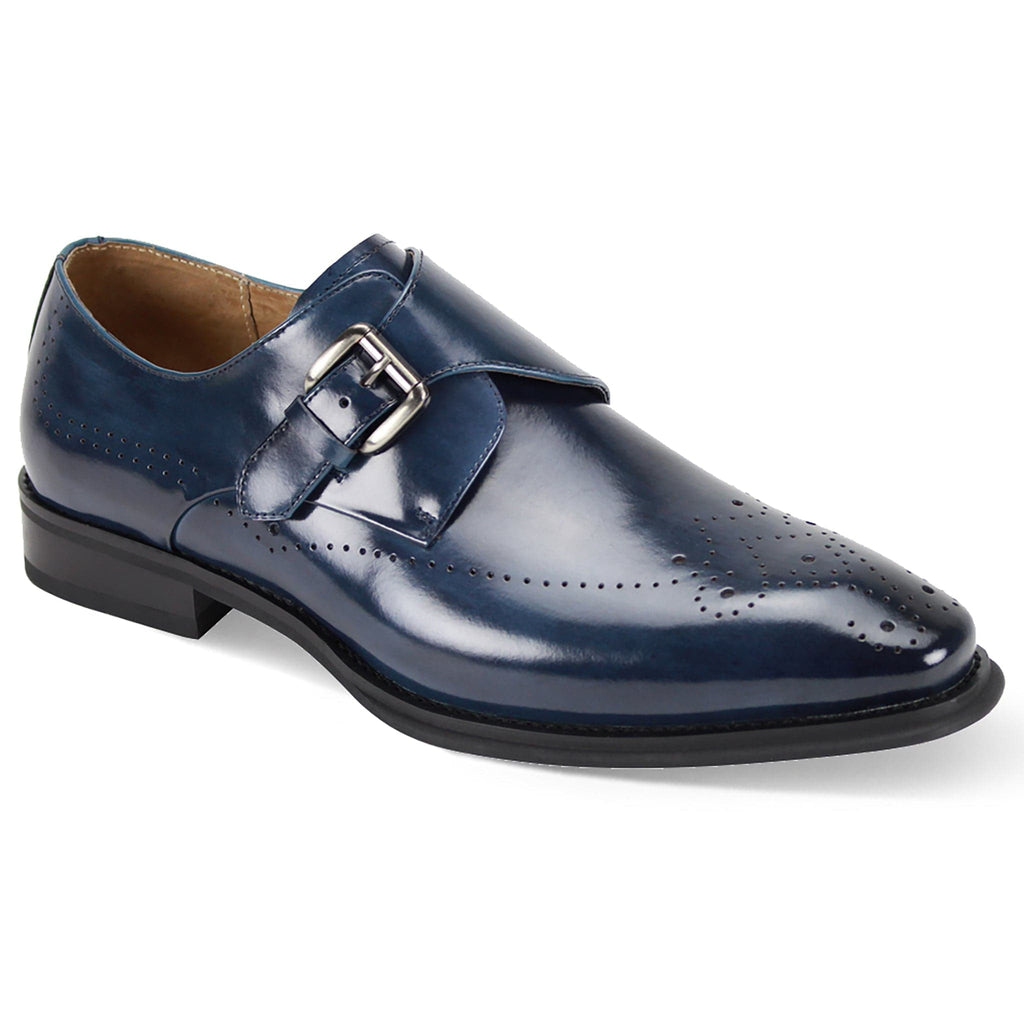 GIOVANNI LEATHER SHOES FT BLUE / 7 GIOVANNI LEATHER SHOES-JEFFERY