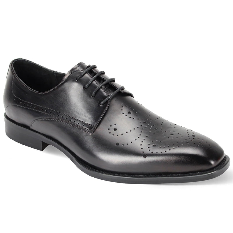 GIOVANNI LEATHER SHOES FT BLACK / 9.5 GIOVANNI LEATHER SHOES-JOEL