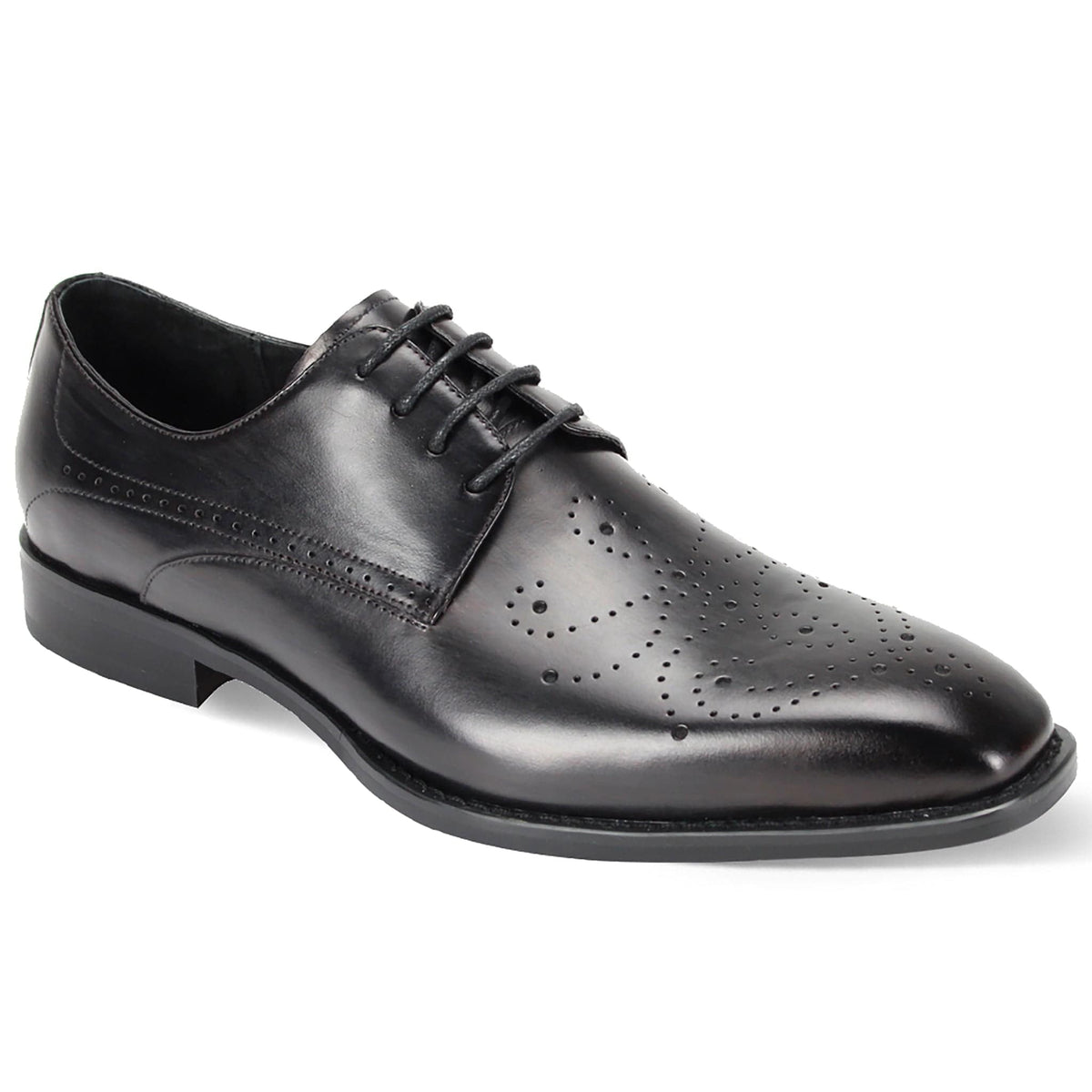 GIOVANNI LEATHER SHOES FT BLACK / 7 GIOVANNI LEATHER SHOES-JOEL