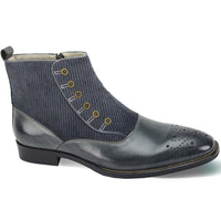 GIOVANNI LEATHER SHOES FT GREY / 7 GIOVANNI LEATHER SHOES-KENDRICK