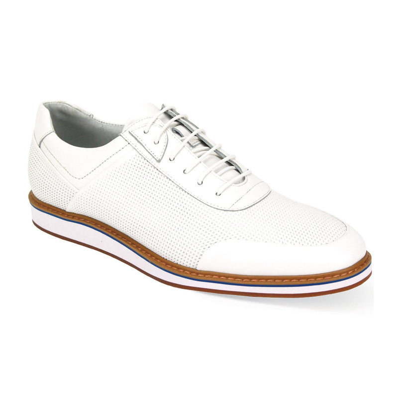 GIOVANNI LEATHER SHOES FT WHITE / 9.5 GIOVANNI LEATHER SHOES-LORENZO