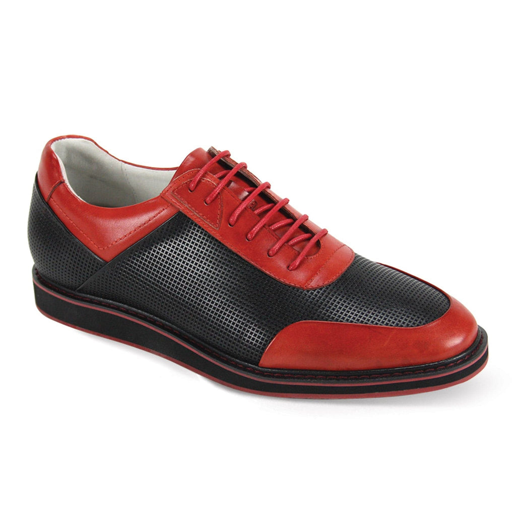 GIOVANNI LEATHER SHOES FT BLK/RED / 7 GIOVANNI LEATHER SHOES-LORENZO