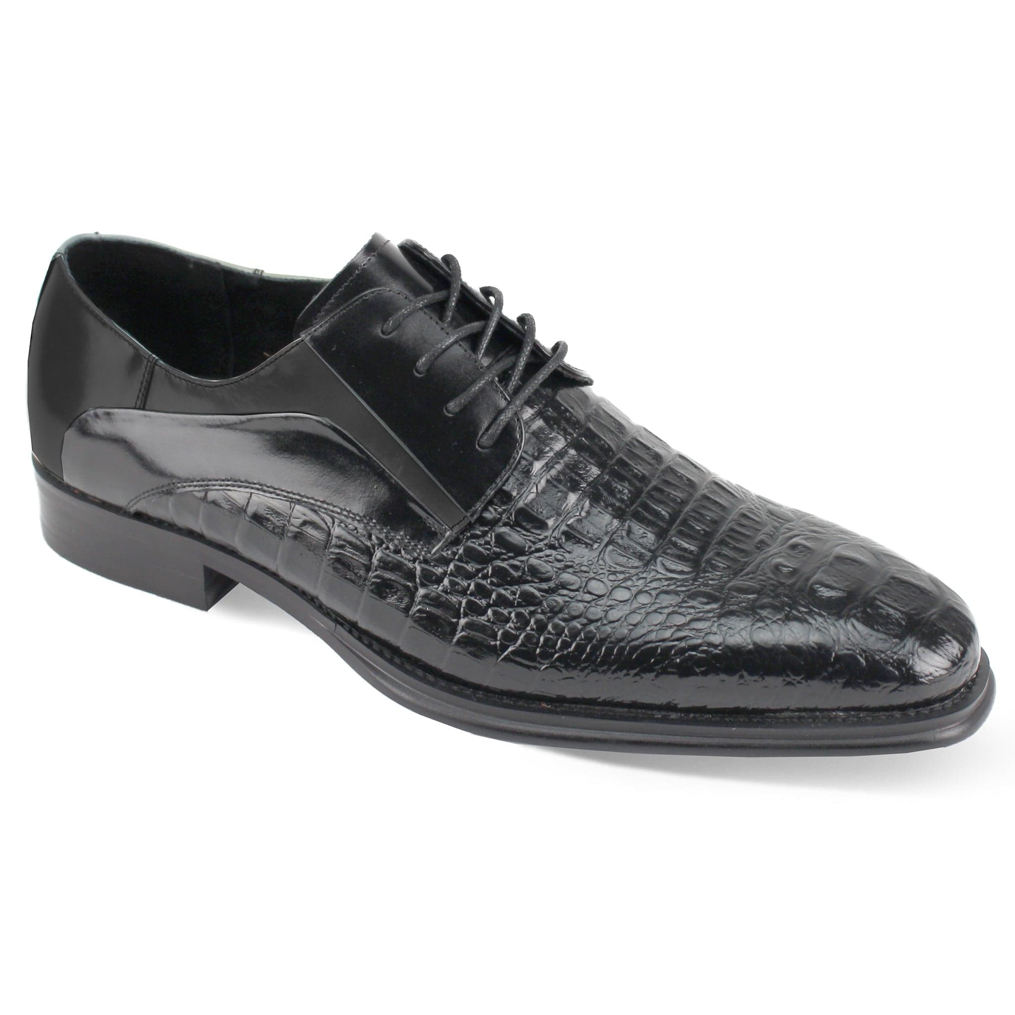 GIOVANNI LEATHER SHOES FT BLACK / 7 GIOVANNI LEATHER SHOES-MASON-BLACK