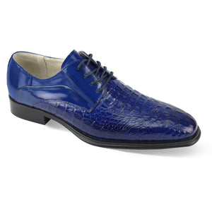 GIOVANNI LEATHER SHOES FT COBALT / 7 GIOVANNI LEATHER SHOES-MASON-COBALT