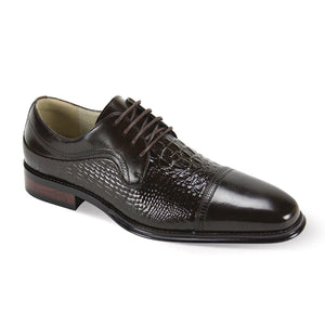 GIOVANNI LEATHER SHOES FT CH BROWN / 7 GIOVANNI LEATHER SHOES-MATTIAS