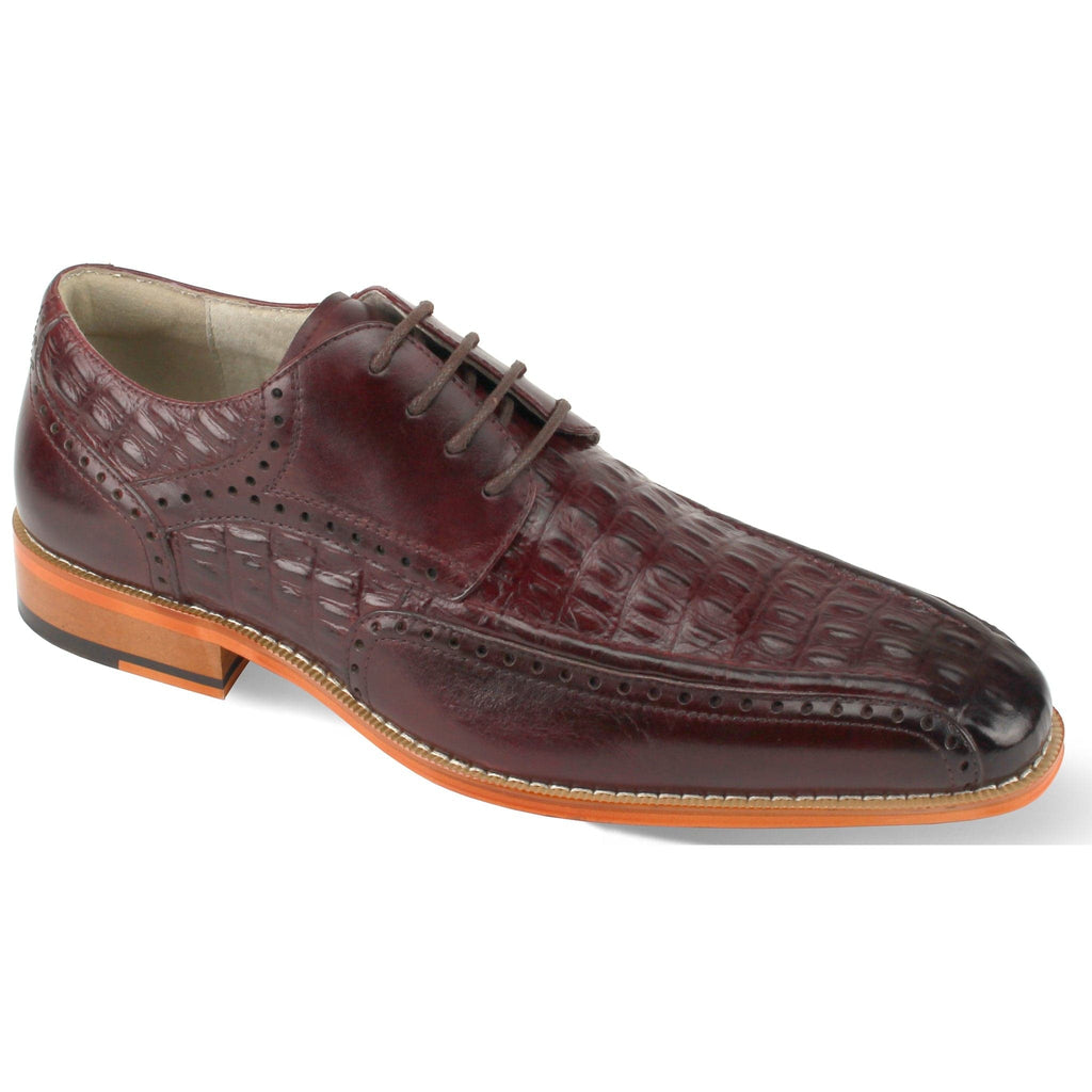 GIOVANNI LEATHER SHOES FT BURGUNDY / 7 GIOVANNI LEATHER SHOES-MILFORD