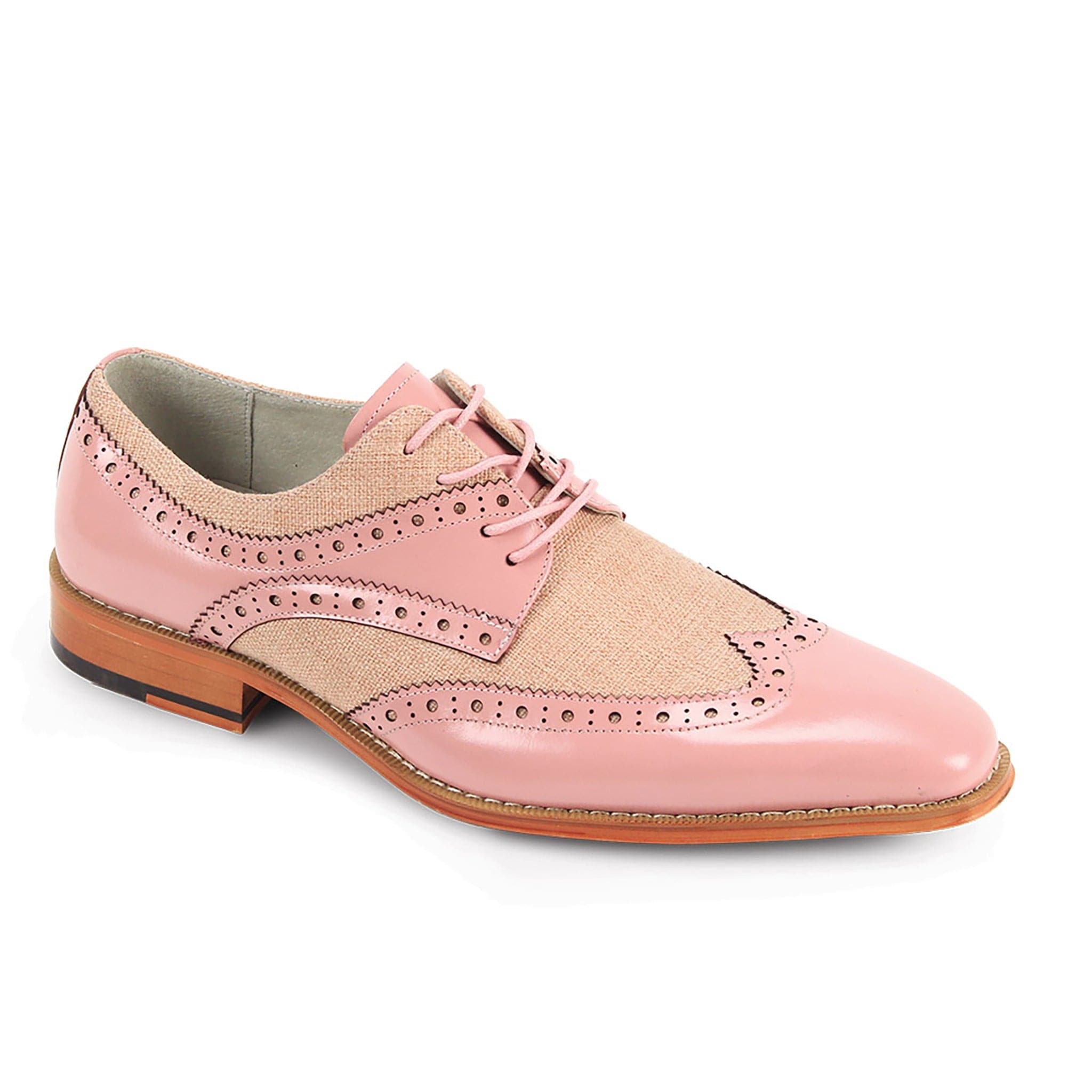 GIOVANNI LEATHER SHOES FT PINK / 8.5 GIOVANNI LEATHER SHOES-NICO