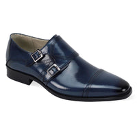 GIOVANNI LEATHER SHOES FT BLUE / 7 GIOVANNI LEATHER SHOES-NOEL