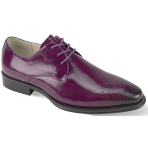 GIOVANNI LEATHER SHOES FT PURPLE / 7 GIOVANNI LEATHER SHOES-OWEN