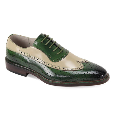 GIOVANNI LEATHER SHOES FT OLV/NAT / 7 GIOVANNI LEATHER SHOES-RIO