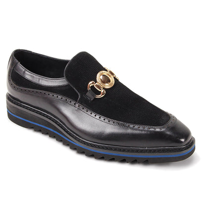 GIOVANNI LEATHER SHOES FT BLACK / 8.5 GIOVANNI LEATHER SHOES-ROGER