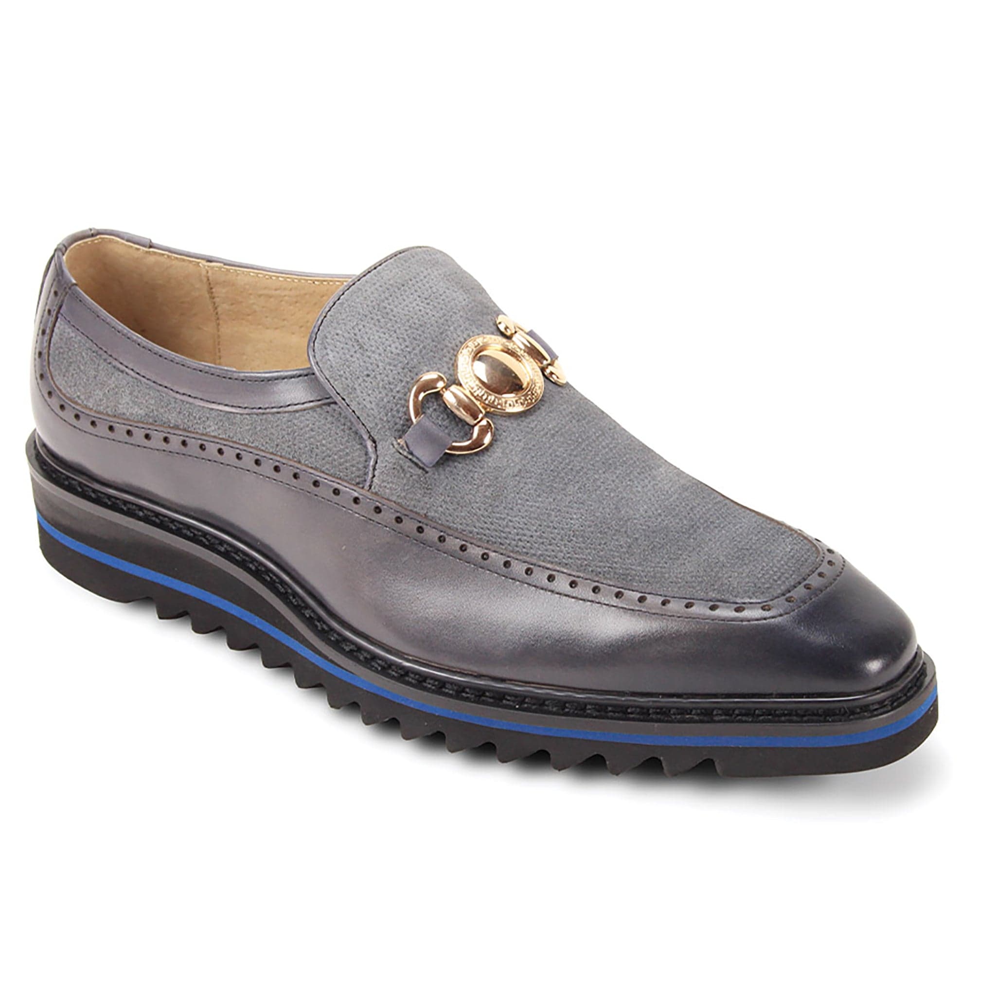GIOVANNI LEATHER SHOES FT GREY / 8.5 GIOVANNI LEATHER SHOES-ROGER