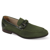 GIOVANNI LEATHER SHOES FT OLIVE / 7 GIOVANNI LEATHER SHOES-ROMAN