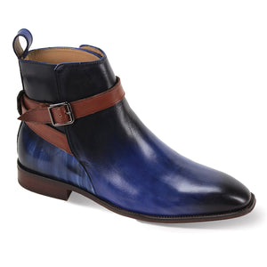 GIOVANNI LEATHER SHOES FT BLUE MULTI / 7 GIOVANNI LEATHER SHOES-RUSTIC