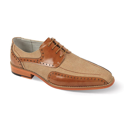 GIOVANNI LEATHER SHOES FT TAN / 8.5 GIOVANNI LEATHER SHOES-SIMON