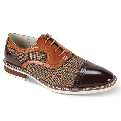 GIOVANNI LEATHER SHOES FT CHBRN/WHSK / 7 GIOVANNI LEATHER SHOES-SINCLAIR
