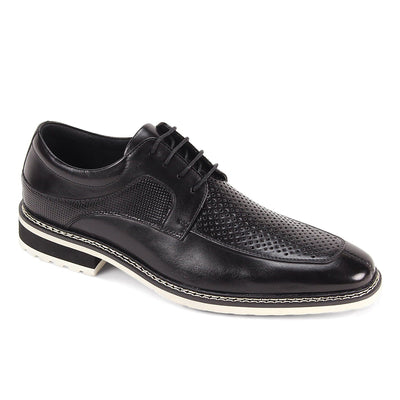 GIOVANNI LEATHER SHOES FT BLACK / 8.5 Giovanni Lenny Lace-Up Dress Shoes