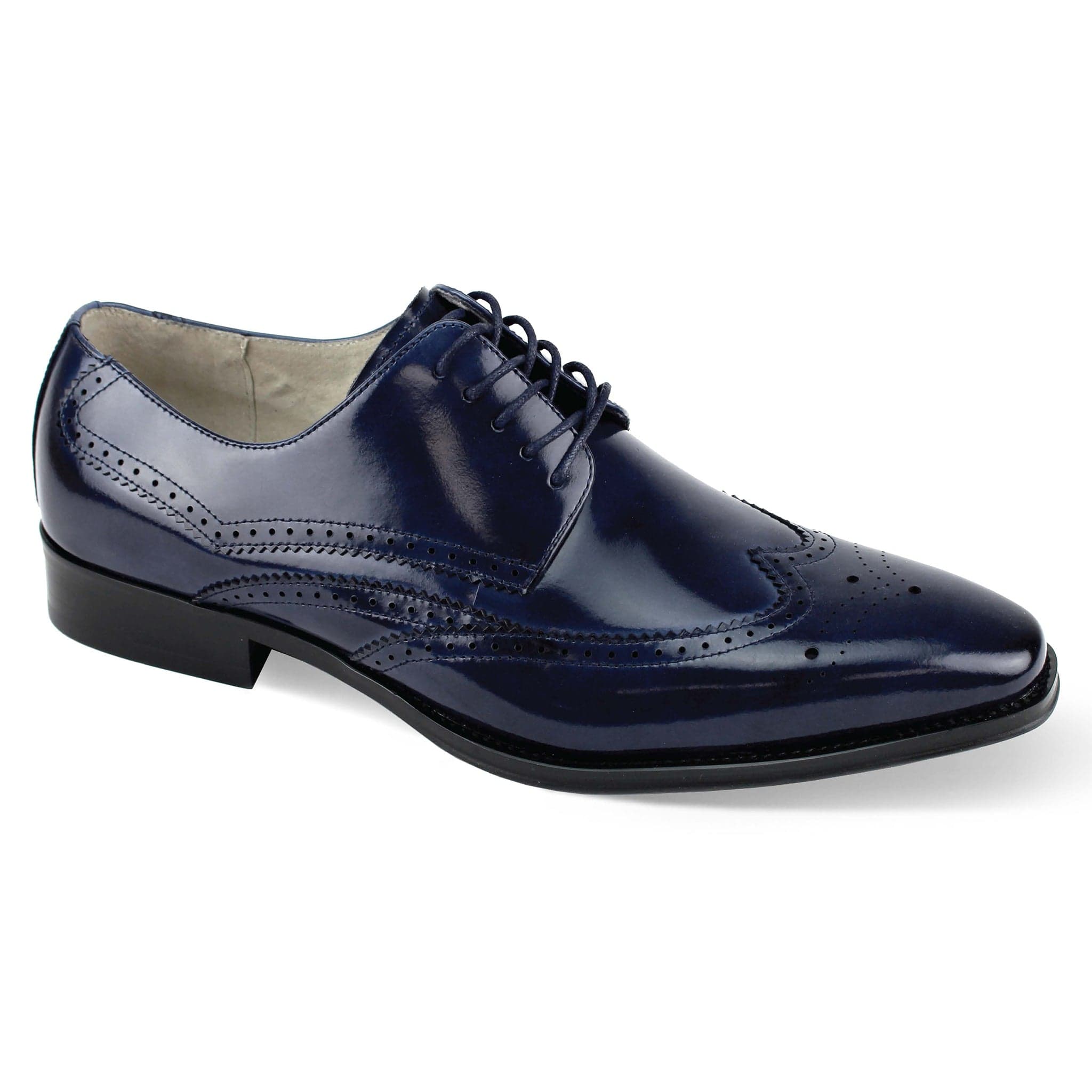 GIOVANNI LEATHER SHOES FT NAVY / 7 Giovanni LINCOLN  Leather Shoes