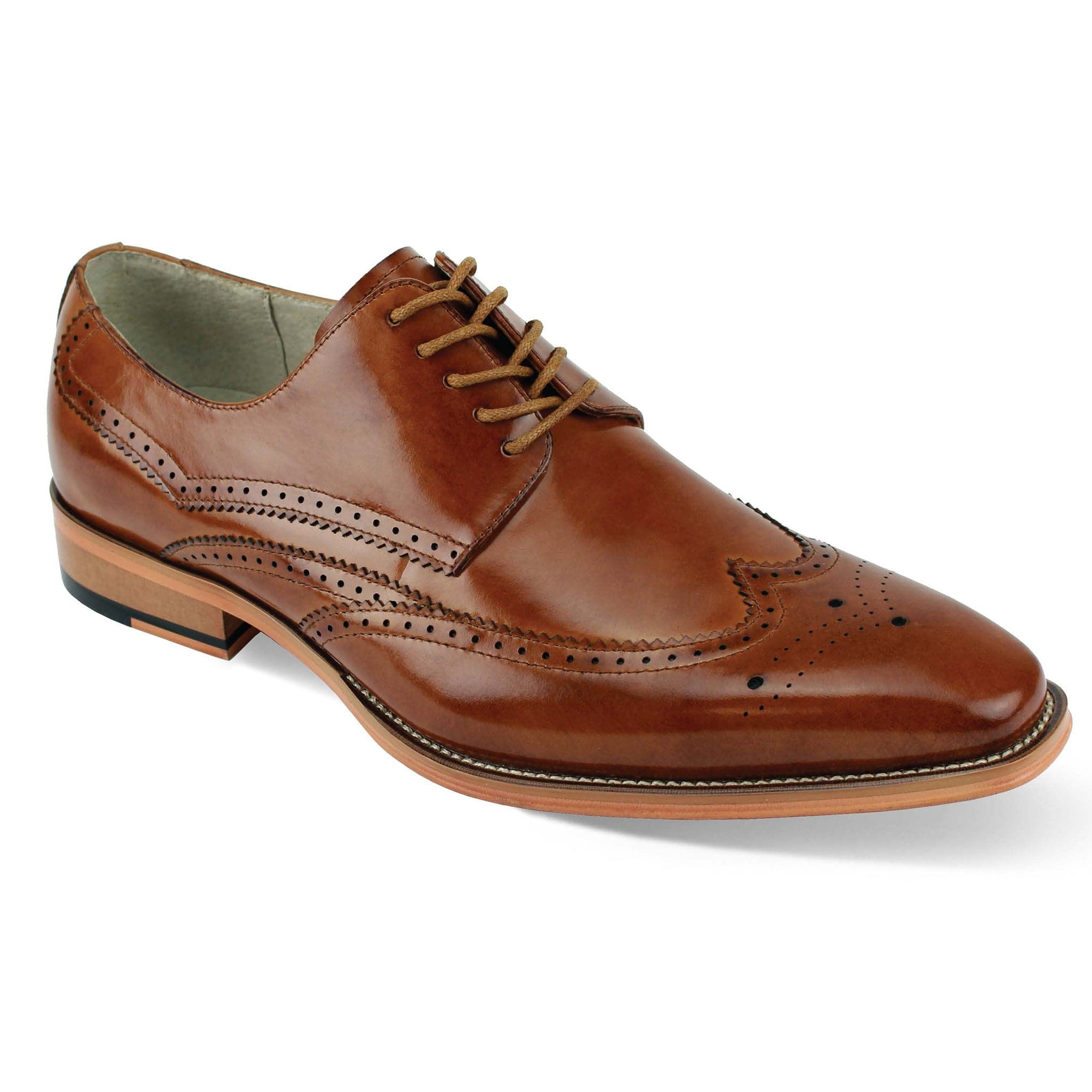 GIOVANNI LEATHER SHOES FT TAN / 7 Giovanni LINCOLN  Leather Shoes