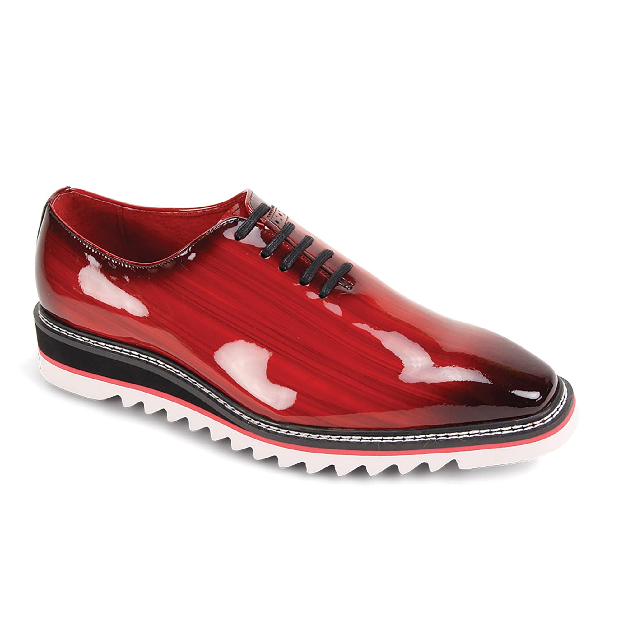 GIOVANNI LEATHER SHOES FT RED PAT / 7 Giovanni RUBEN Leather Shoes
