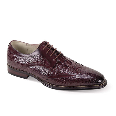 GIOVANNI LEATHER SHOES FT BURGUNDY / 8.5 Giovanni SHANE Leather Shoes