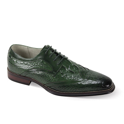 GIOVANNI LEATHER SHOES FT GREEN / 8.5 Giovanni SHANE Leather Shoes