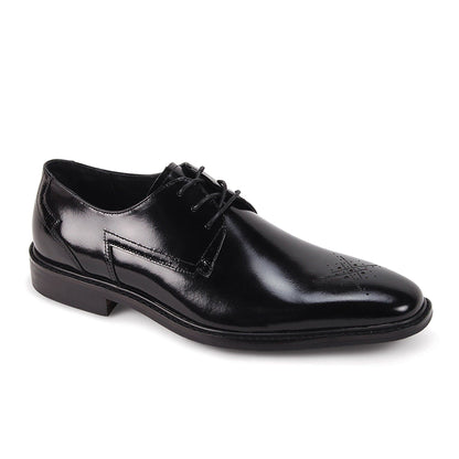 GIOVANNI LEATHER SHOES FT BLACK / 8 Giovanni Toby Lace-Up Dress Shoes