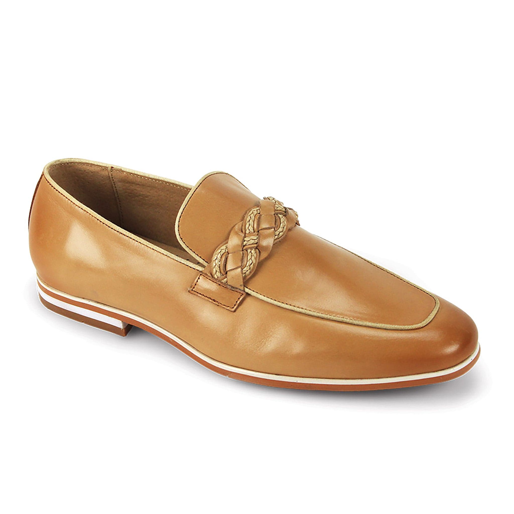 GIOVANNI LEATHER SHOES FT LATTE / 7.5 Giovanni Tudor Loafers