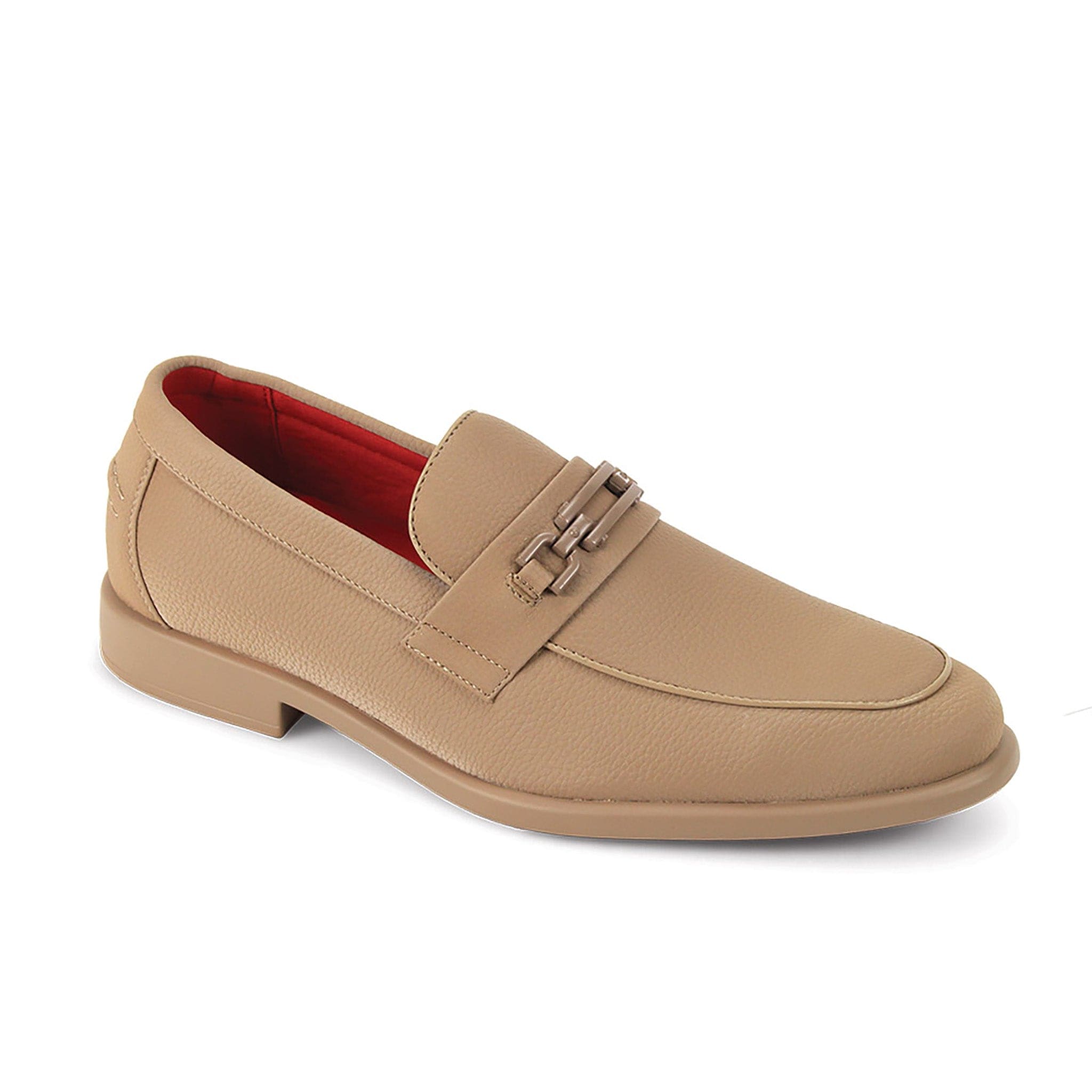 GLOBE FOOTWEAR F T TAUPE / 8 ASH 4 Moc Toe Bit Slip-On Loafer
