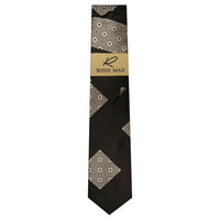 GR CLOTHING GRP DBA ROSSI N T BLACK ROSSI MAN TIE/HANKEY SET