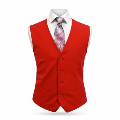 rossiman  Milano Premium red double breasted suit   gold button classic fit