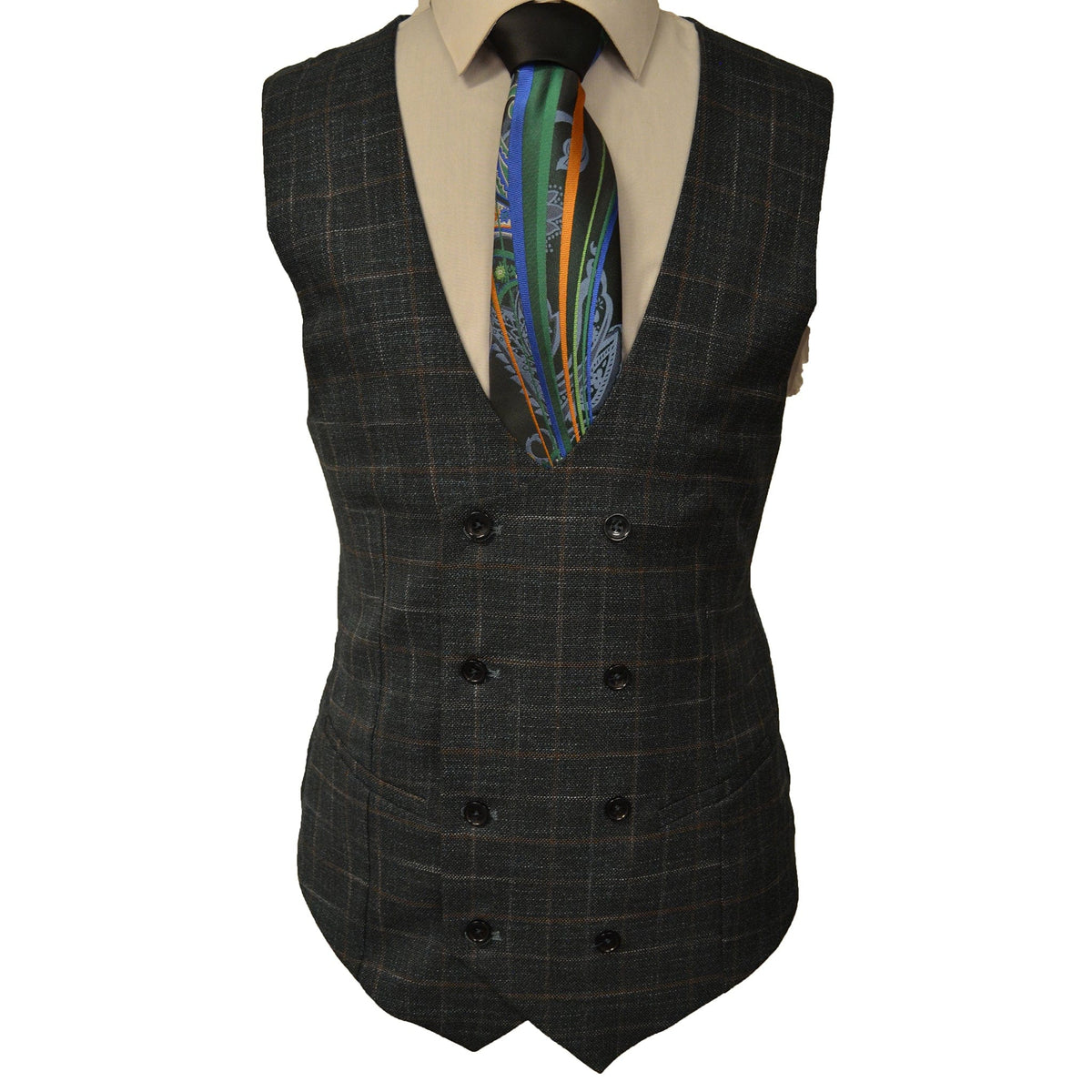 GR CLOTHING GRP DBA ROSSI U SM MAX VESTED SUIT