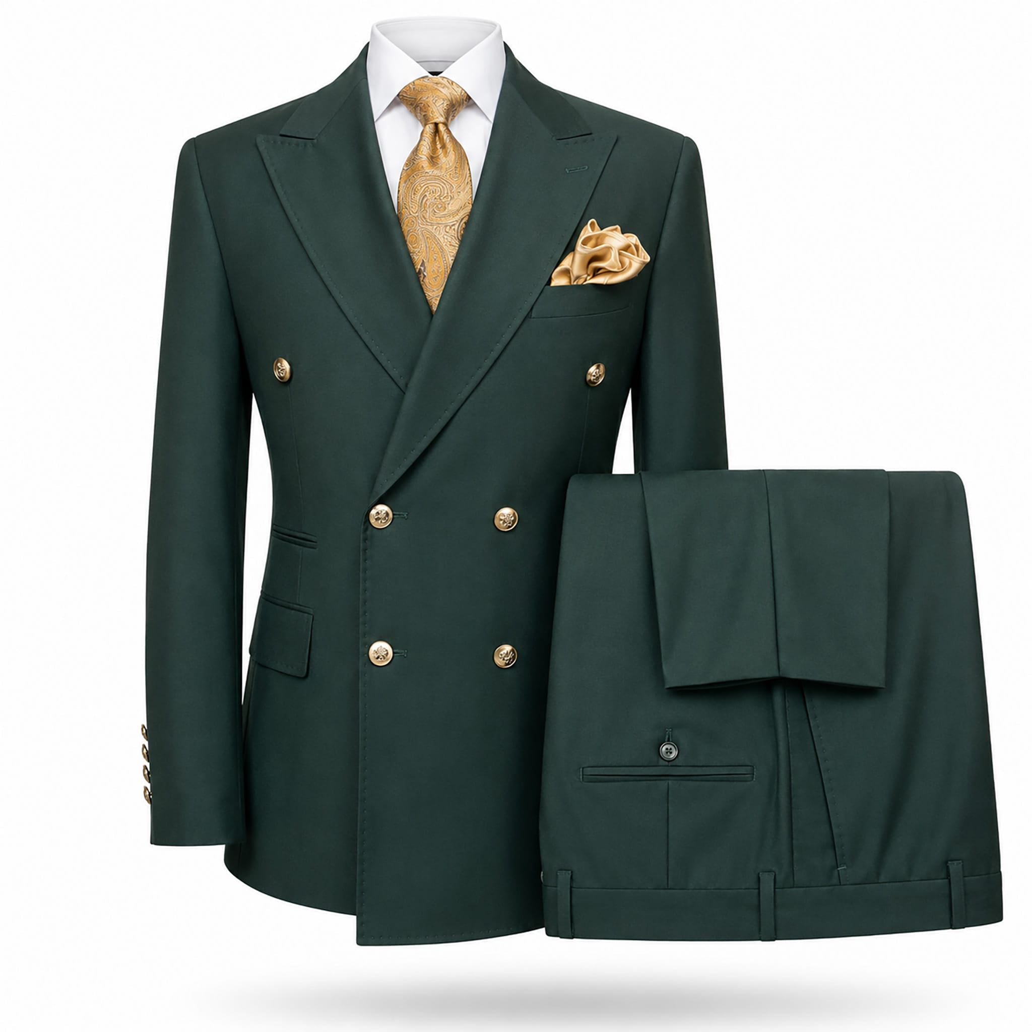 GR CLOTHING GRP DBA ROSSI U SM RM1190 / 34 REG MILANO DOUBLE BREASTED/ROSSI MAN/SOLID