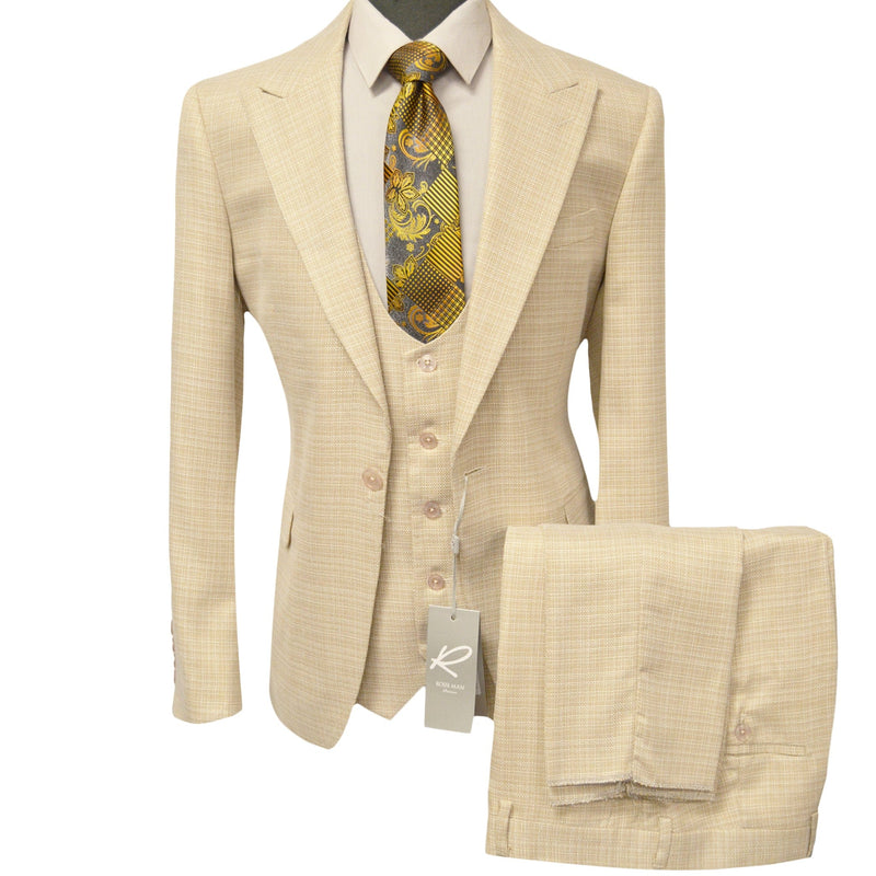GR CLOTHING GRP DBA ROSSI U SM RM1868 / 40 REG RossiMan Tweed Suit/Tom