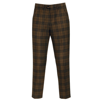 GR CLOTHING GRP DBA ROSSI U SM Tom 3Pcs Suit by Rossiman-Check Pattern