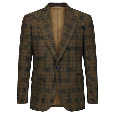 GR CLOTHING GRP DBA ROSSI U SM Tom 3Pcs Suit by Rossiman-Check Pattern