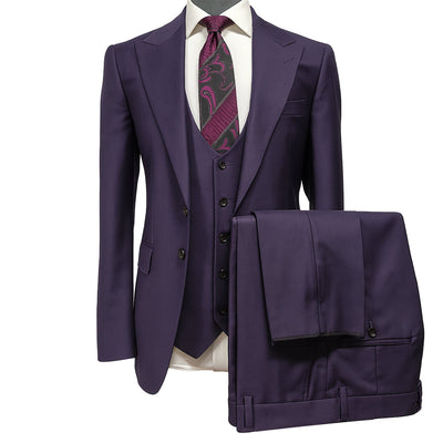 GR CLOTHING GRP DBA ROSSI U SM PRP1377 / 40 REG Tom 3Pcs Suit by Rossiman-solid