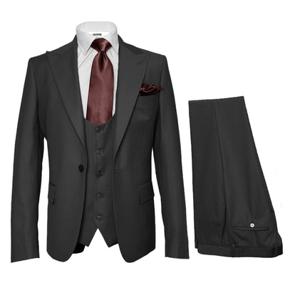 GR CLOTHING GRP DBA ROSSI U SM RM1101 / 34 REG TOM VESTED SUIT BY ROSSI MAN